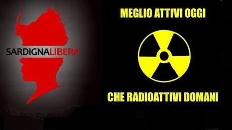 contro le scorie nucleari in Sardegna
