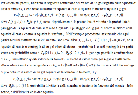 Quanto vale davvero un gol? Un’analisi econometrica (e un aggiornamento della classifica marcatori)