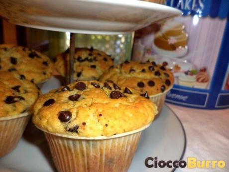 Muffin con gocce di Cioccolato