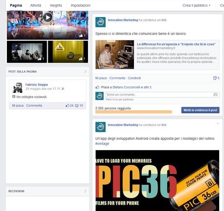 Facebook: come cambiano le pagine scr1-1