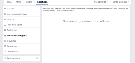 Facebook: come cambiano le pagine scr6