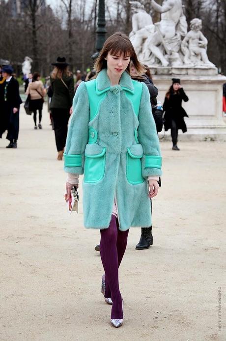 In the Street...Turquoise Green...Color verde acqua...For vogue.it