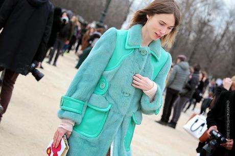 In the Street...Turquoise Green...Color verde acqua...For vogue.it