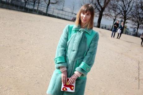 In the Street...Turquoise Green...Color verde acqua...For vogue.it