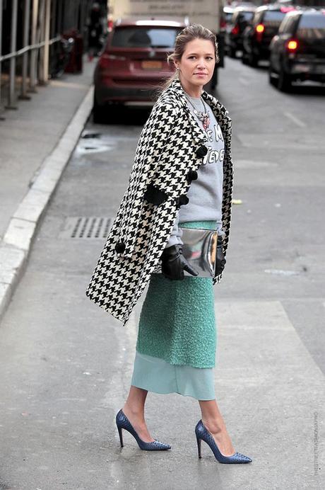 In the Street...Turquoise Green...Color verde acqua...For vogue.it