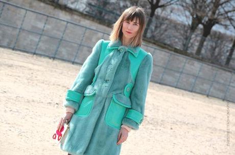 In the Street...Turquoise Green...Color verde acqua...For vogue.it