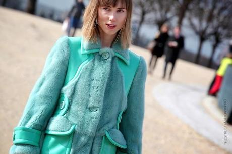 In the Street...Turquoise Green...Color verde acqua...For vogue.it