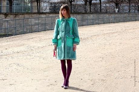 In the Street...Turquoise Green...Color verde acqua...For vogue.it