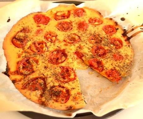 pizza con farina di ceci