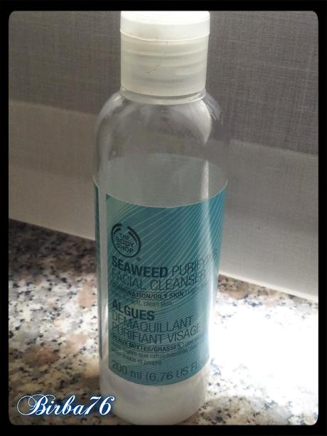 SEAWEED PURIFYING FACIAL CLEANSER THE BODY SHOP REVIEW