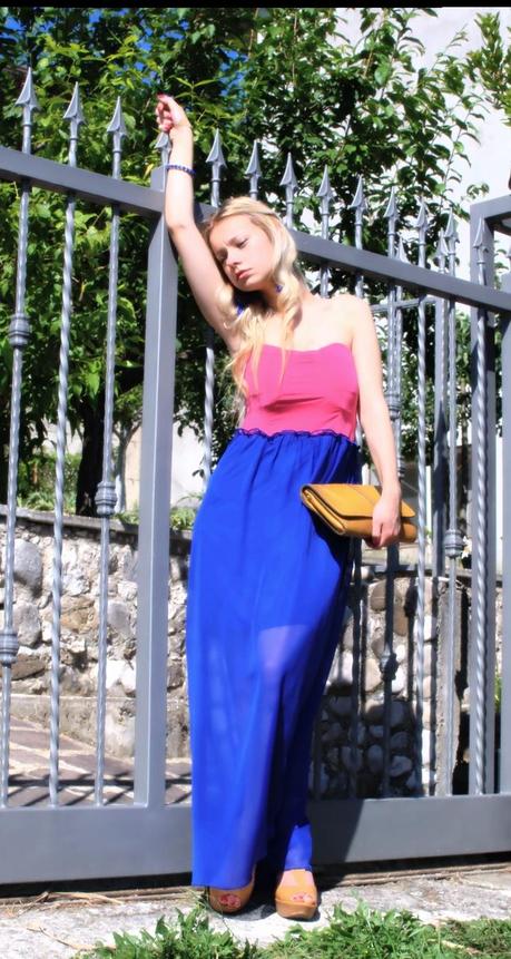 maxi dress Sammydress outfit fashion blogger italiane petite models