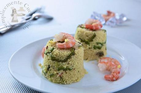 cuscus gamberi zucchine e zenzero- La ricetta di Semplicemente Cucinando