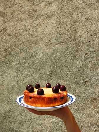 Torta rovesciata di ciliegie