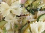 Farfalle zucchine pancetta