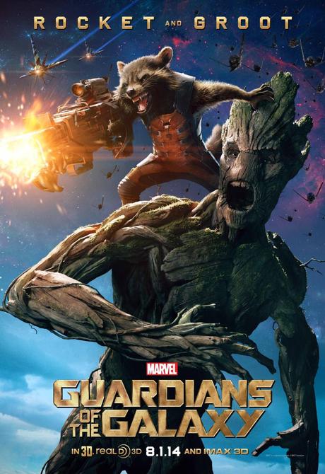 grootrocketraccoon1 Guardiani della Galassia: character poster di Rocket e Groot