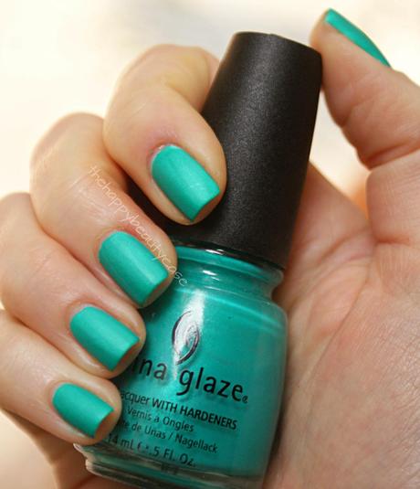 China Glaze Turned Up Turquoise (Neon) [HP]