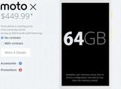 Motorola raddoppia Moto rilasciando versione 64GB