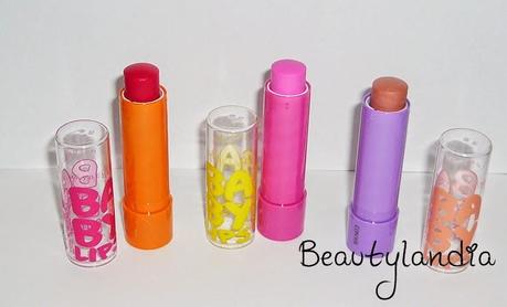 MAYBELLINE - Baby Lips: Hydrate, Intense Care, Mint Fresh, Cherry Me, Pink Punch, Peach Kiss -