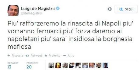 tweet de Magistris