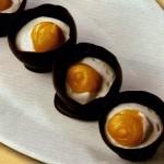 Decorazioni di cioccolato foglie, riccioli, rotolini.... (5)