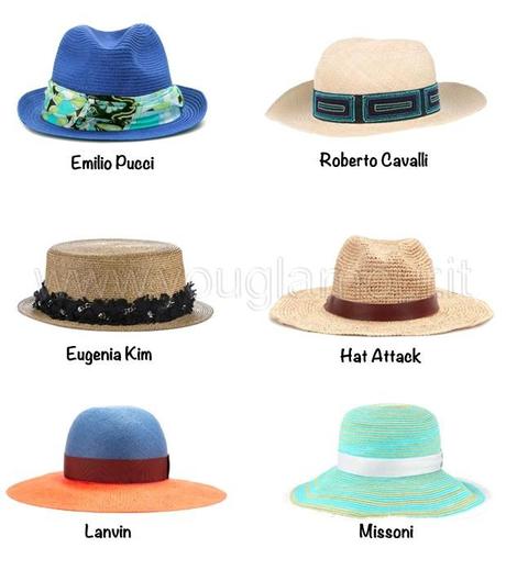 Cappelli di paglia, accessorio must have dell'estate