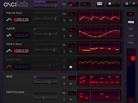  Oscilab   splendido sequencer elettronico per iOS e Android