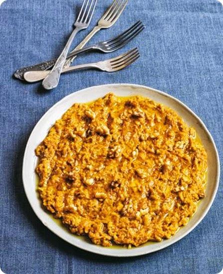 Melanzane affumicatecon aglio Mirza Ghasemi