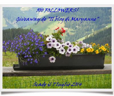 Il blog di Maryanne: Festeggiamo insieme i 498 followers!