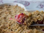 Crumble alle noci Susine Rabarbaro