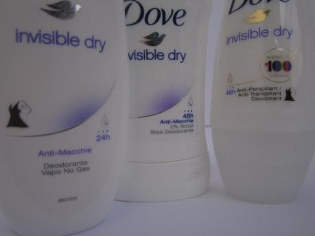 DOVE - Nuovo deodorante Invisible Dry