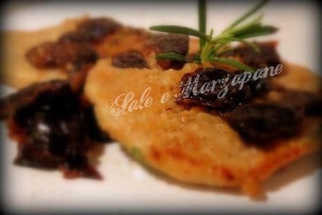 SCALOPPINE DI MAIALE ALLE PRUGNE