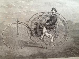 Sezione francese Il cinofero velocipede mosso dal cane