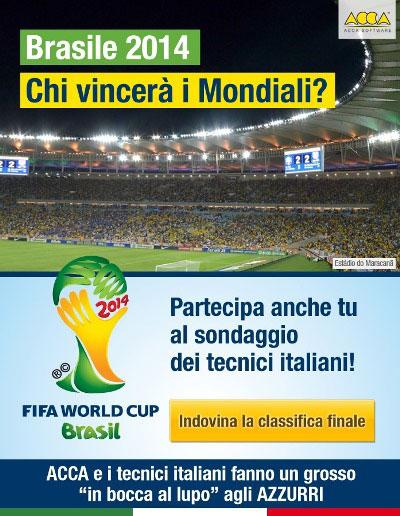 Immagine I Mondiali di calcio in Brasile? Vivili con ACCA Software