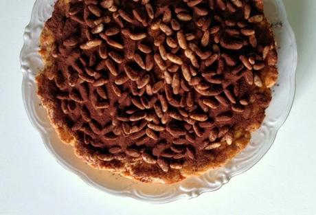 Crostata di Pinoli con crema al cioccolato