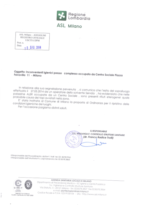 La peggio gioventu’: i residenti a colpi di gavettoni di piscio di maiale contro i concerti del Lambretta e gli affari in nero del centro”social” certificato foto