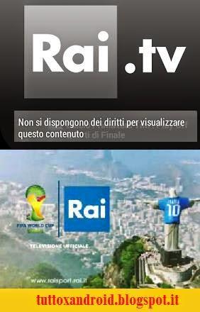 Rai.tv oscurato? A rischio le partite dell'Italia dei Mondiali Brasile 2014