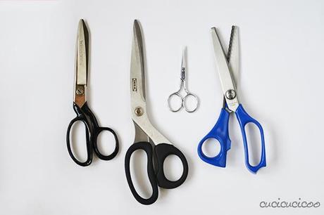 Learn to Machine Sew, Lesson 2: Fabric and Must-Have Notions - fabric scissors