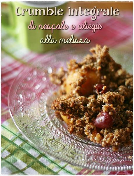 Crumble ciliegie e nespole3