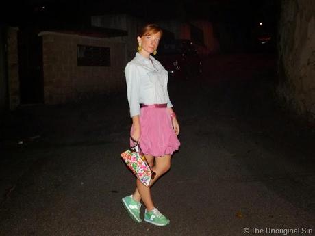 outfit post, must have pe 14, saucony jazz, gypsy bag, rise-up gioielli