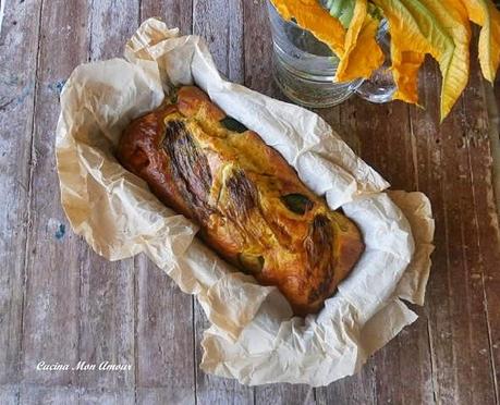 Plumcake con Fiori di Zucca