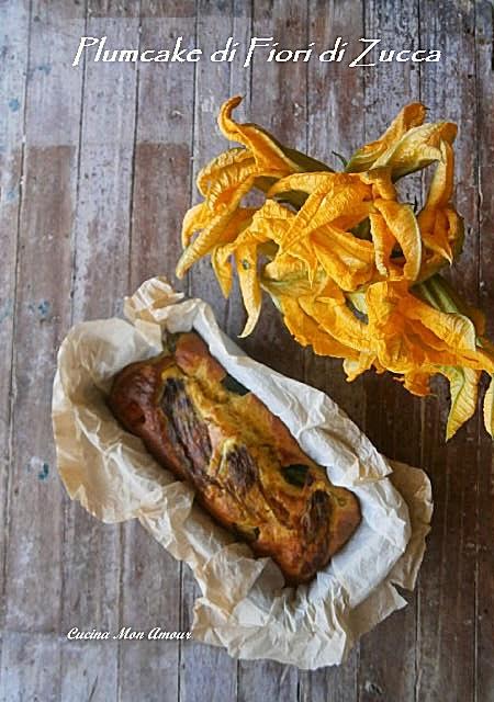 Plumcake con Fiori di Zucca