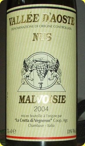 vno Valle d'Aosta Nus Malvasia