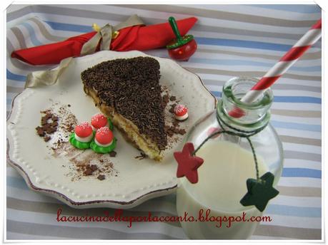 Torta di pan di spagna con cacao e confettura di ribes rosso senza lattosio