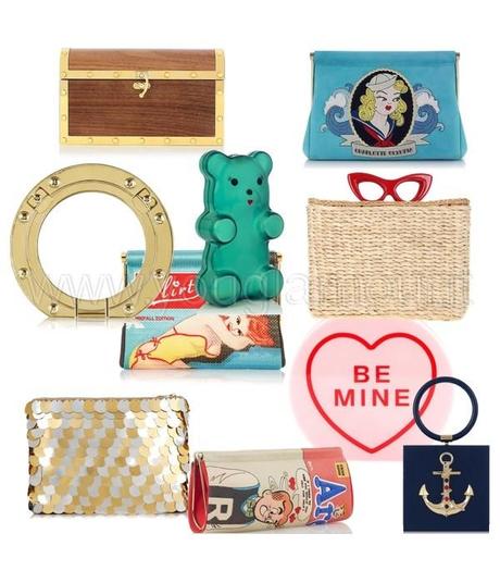 Charlotte Olympia Clutch: collezioni Springs e Cruise 2014 