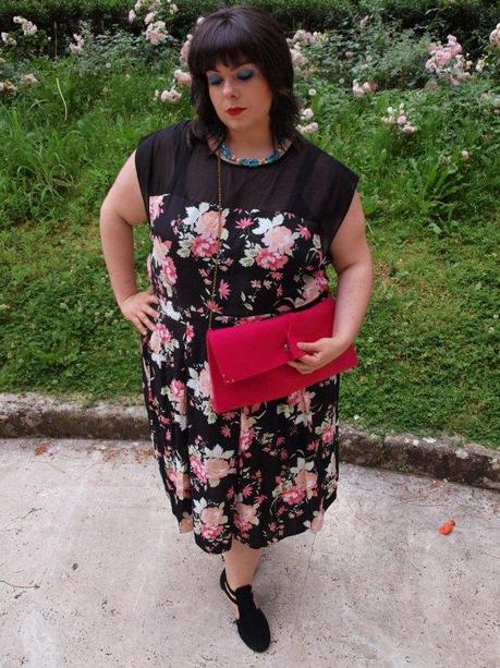 Plus-size floral dress yours clothing