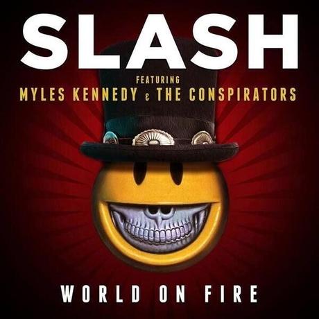 slash - world on fire - single cover