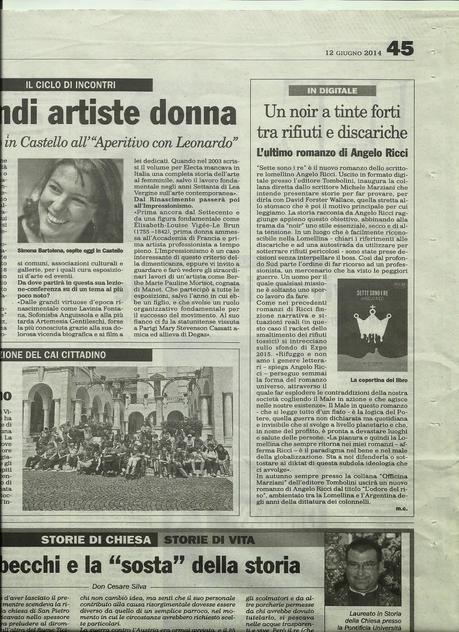 Un articolo intervista per Sette sono i re