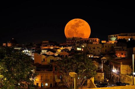 Luna piena a Cagliari