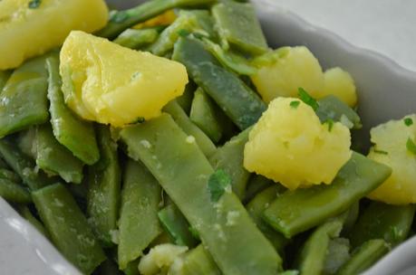 Insalata di taccole e patate