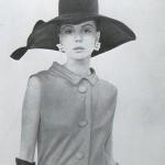 Irene Galitzine 1963 - Abito semplice accompagnato da sofisticati accessori - Pubblicato su Linea